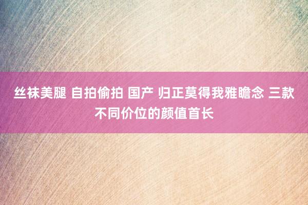 丝袜美腿 自拍偷拍 国产 归正莫得我雅瞻念 三款不同价位的颜值首长